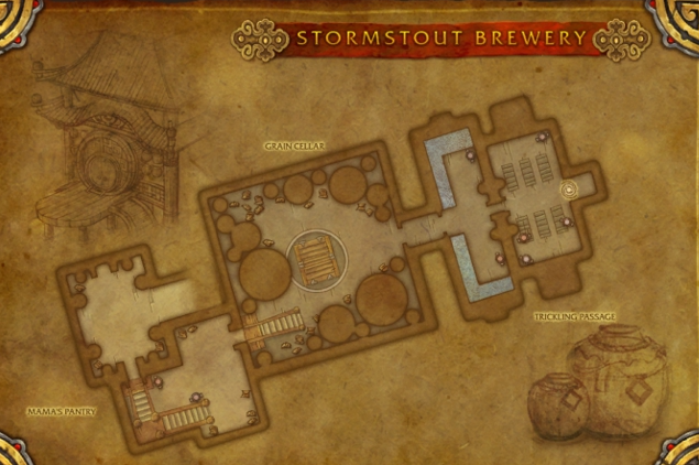 Stormstout Brewery Dungeon layout